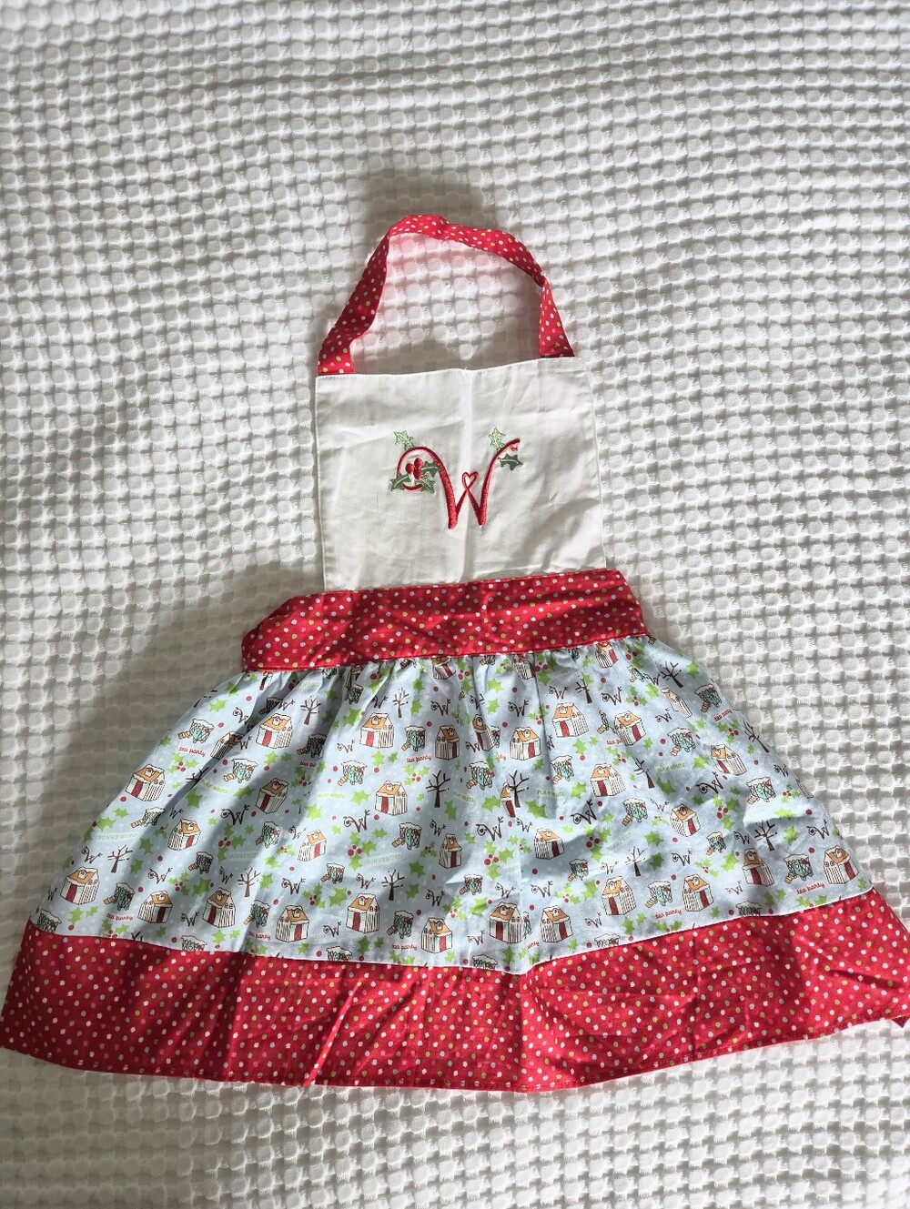 American Girl Wellie Wishers Christmas Apron